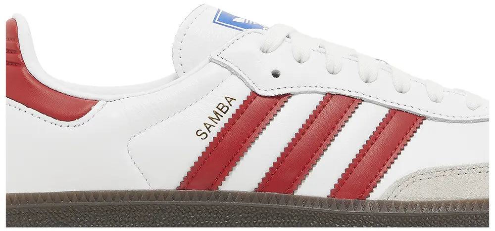 adidas Samba OG White Better Scarlet (Men's)